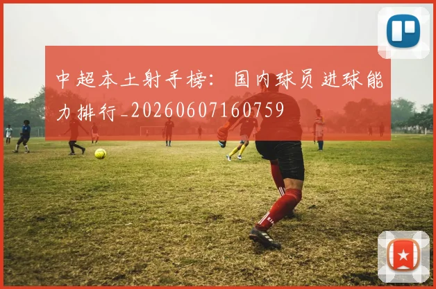中超本土射手榜：国内球员进球能力排行_20260607160759